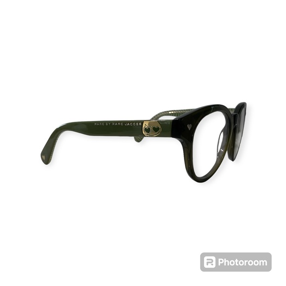 MARC JACOBS GLASSES FRAME MMJ253/S XVM GREEN/GOLD heart - Picture 5 of 7